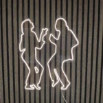 Mrs Wallace and Mr Vega - Neon LED Classic