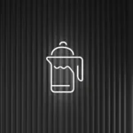 Kaffeekanne - Neon LED Classic