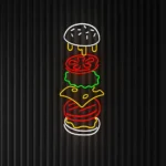 Burger - Neon LED Classic
