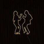 Mrs Wallace and Mr Vega - Neon LED Classic