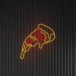 Pizza Slice - Neon LED Classic